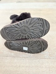 UGG Brown Sheepskin & Suede Fur-Lined Boots