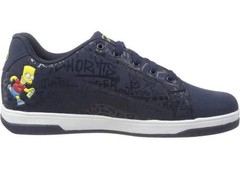 Heelys The Simpsons Bart Simpson Split Sneakers Youth Y4 Skate Shoes HES10396