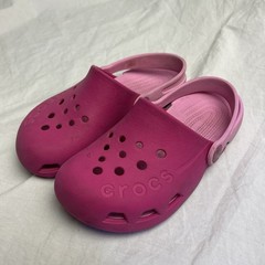 Crocs Toddler & Kids Electro Clogs Pink/Carnation – US C 12