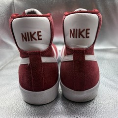 Size 7 Nike Blazer Mid ’77 Vintage Suede High Top Team Red White Kids Sneaker