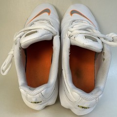Nike Air Max Plus TN SE White Orange Silver Big Logo Retro AR0005-100 Size 4Y