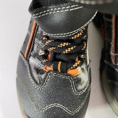 Lake & Trail Snow Boots Kids Size 4 Black Orange Fair Condition Insulated 830