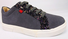 NEW! Marc Joseph Metropolitan Grade Schools Sneaker, KId’s Size 13 Gray Leather