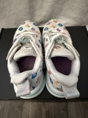 adidas White Multicolor Geometric Sneaker Hook & Loop Unisex Kids US 13K
