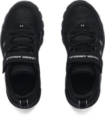 Under Armour Boys‘ Pre-School UA Assert 9 Alternate Closure Running Shoes Black/