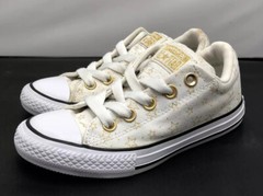 Converse Classic Chuck T Low White All Stars Junior Size 13 Fast Shipping