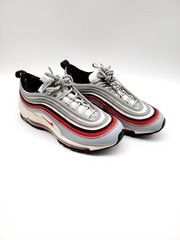 Size 5Y (GS) – Nike Air Max 97 Low Wolf Grey Red – GOOD CONDITION NO BOX