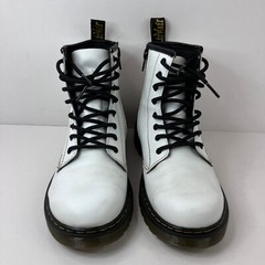 Dr. Martens White Smooth Leather Lace Up Combat Boots Women’s 5 Men’s 4 1460J