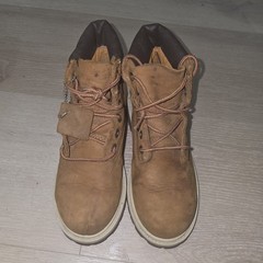 Timberland Waterproof Boots Beige Brown Youth Kid Size 2Y