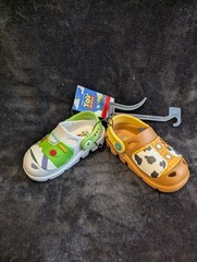 Toy Story Themed Clogs, Toddlers size 5/6, Woody and Buzz, New with Tags