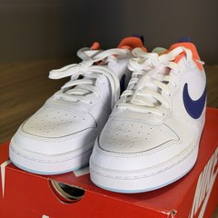 Nike Court Borough 2 Low White Dark Purple Dust – BQ5448-112 Size 5Y/6.5W