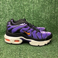 Nike Air Max Plus OG Gradient Mesh Athletic Sneaker Voltage Purple Youth Size 1Y