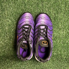 Nike Air Max Plus OG Gradient Mesh Athletic Sneaker Voltage Purple Youth Size 1Y