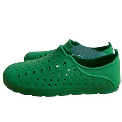 Totes Sol Bounce Splash Play Kid’s Sz 4-5 Slip Ons Eyelet Sneakers Green NEW