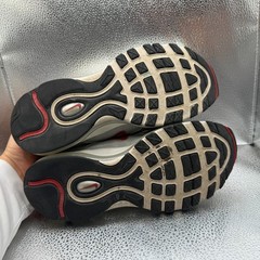 Size 5.5Y Nike Air Max 97 Silver Bullet White Black Kids Shoes 918890-001