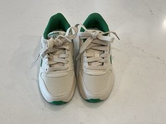 REEBOK Classic HEELYS. Green/White. Sz: Kids 1. #RBKH242870. NEW-Never Used.