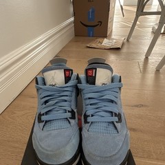 Jordan Air Jordan 4 Retro (GS) University Blue/Black Youth 5Y 408452-400