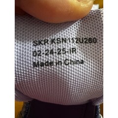See Kai Run Basic Kids purple Shimmer Metallic Sneakers Hook Loop SKR KSN112U260