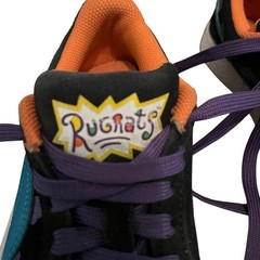 Puma Suede Nickelodeon Rugrats Reptar Kids Sneakers Black Teal 1.5C