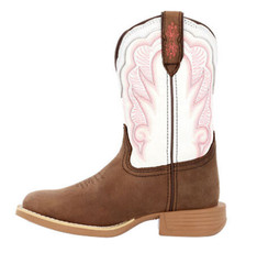 Durango Children’s Trail Brown and White Western Boot DBT0242C