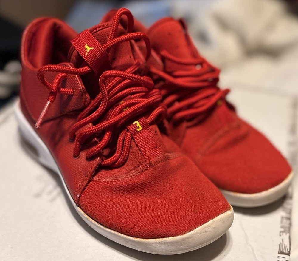 Nike Air Jordan Eclipse 4.5Y (GS) Youth Sneakers Red Low Top Shoes Comfortable