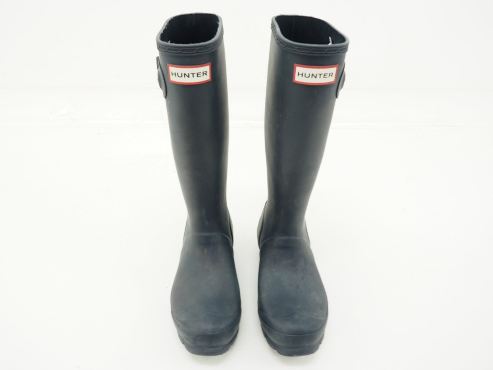 Hunter Original Kids Rain Boot Size US 5G / 4B / EU 36 Navy Blue