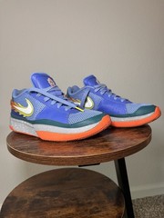 Nike Ja 1 GS „Backyard BBQ“ Low Top Athletic Sneakers Mesh Lace Up Blue 6