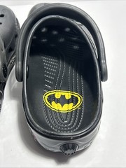 Crocs Batman Batmobile Size Junior 4 Black Shoes Sandals DC Comics • J 4