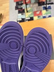 Size 3Y – Nike Air Jordan 1 Mid PS Preschool Dark Iris Black Purple 640734-095