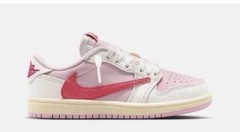 Jordan 1 Retro Low OG SP Travis Scott Sail Tropical Pink (PS) Size 2Y PRESALE
