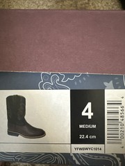 Kid’s Austin Ace Cowboy Boots – Size 4M