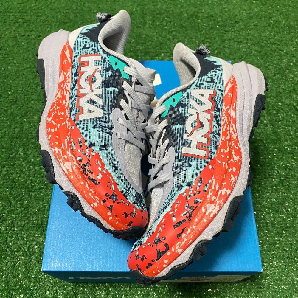 Size 4 MD- Hoka One One Speedgoat 6 Sneakers Multi Youth 1156933-GKS Ship Fast!