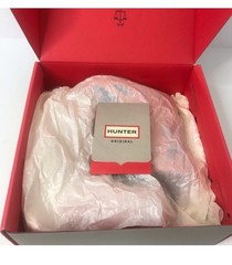 NWT Hunter Kids First Classic Exploded Logo Rain Boots Orange Blue Size 5