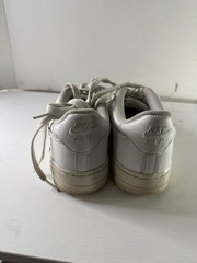 Nike Air Force 1 Low Kids Sneaker US 5.5Y White Leather Lace-Up Low Top