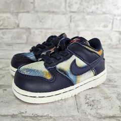 Nike Dunk Low SE Graffiti Obsidian TD DM1048-400 Toddler Size 4c Sneaker