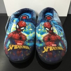 Disney Marvel Spider-Man Kids Slip On Slippers Size US 2 / EU 33