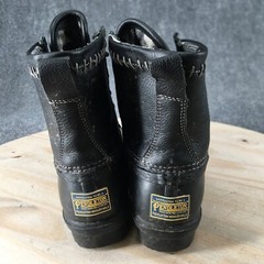 Pendleton Duck Boots Youth 6 Black Lace Up Ankle Top Comfort Casual Round Toe