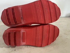 Burberry Big Kids Mini Flinton Check Waterproof Rain Boots RED Size 32 / US 1