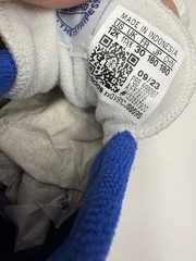 Adidas Forum Low C White Royal Blue Hook Loop Elastic Lace Little Kids Size 12K