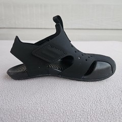 Nike Sunray Protect 2 (TD) Toddler Sandal SZ 10 Black White Water 943827-001