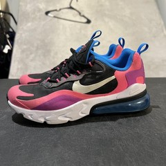 Nike Air Max 270 React Shoes Youth Size 5Y Multicolor Mesh Sneakers BQ0101-001