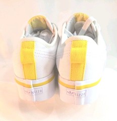adidas Originals Nizza Platform Mid Off White Yellow HP6229 GS SZ 4Y-7Y Womens