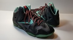 Nike LeBron 11 XI Diffused Jade Black Mint Green Teal GS 621712 004 – Sz 7Y