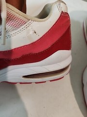 Nike Air Max 95 LE GS VALENTINE’S DAY WHITE CARMINE RED SPARK PINK 310830-100