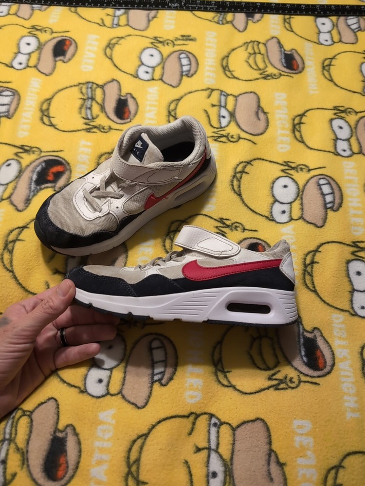Nike Air Max SC Red White Size 3Y Kids‘ CZ5356-103 Running Walking