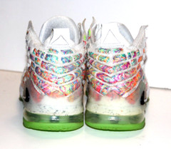 Nike LeBron XVII 17 Air Command Force (GS) BQ5594-100 White Sneakers Size 4.5 Y