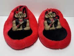 Vintage 1994 Biker Mouse From Mars Children’s Slippers Medium 7-8 Red Black Rare