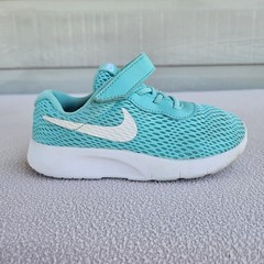 Nike Tanjun TDV EasyOn Hook & Loop Sneaker SZ 10C Aurora Green 818386-301