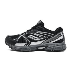 Saucony Ride Millenium Black Metallic Silver SYF25BB2 GS New