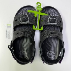 Crocs Black Panther Wakanda Forever All-Terrain Sandals Big Kid J5 NWT